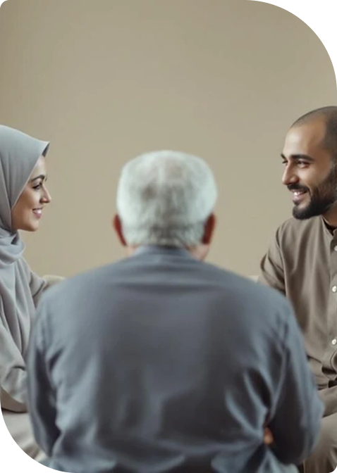 Family or couple gathering